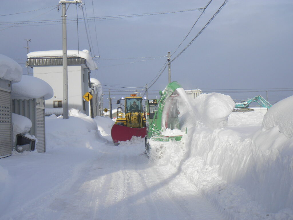 除雪の様子